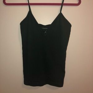 Dark green cami
